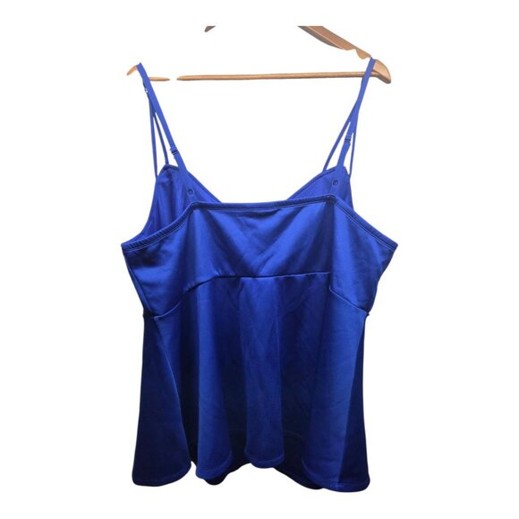 Torrid Scuba Strappy Peplum Top - Picture 4 of 11